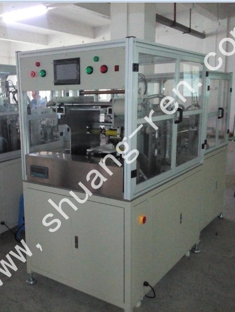 鋁殼鋼殼自(zi)動貼膜機